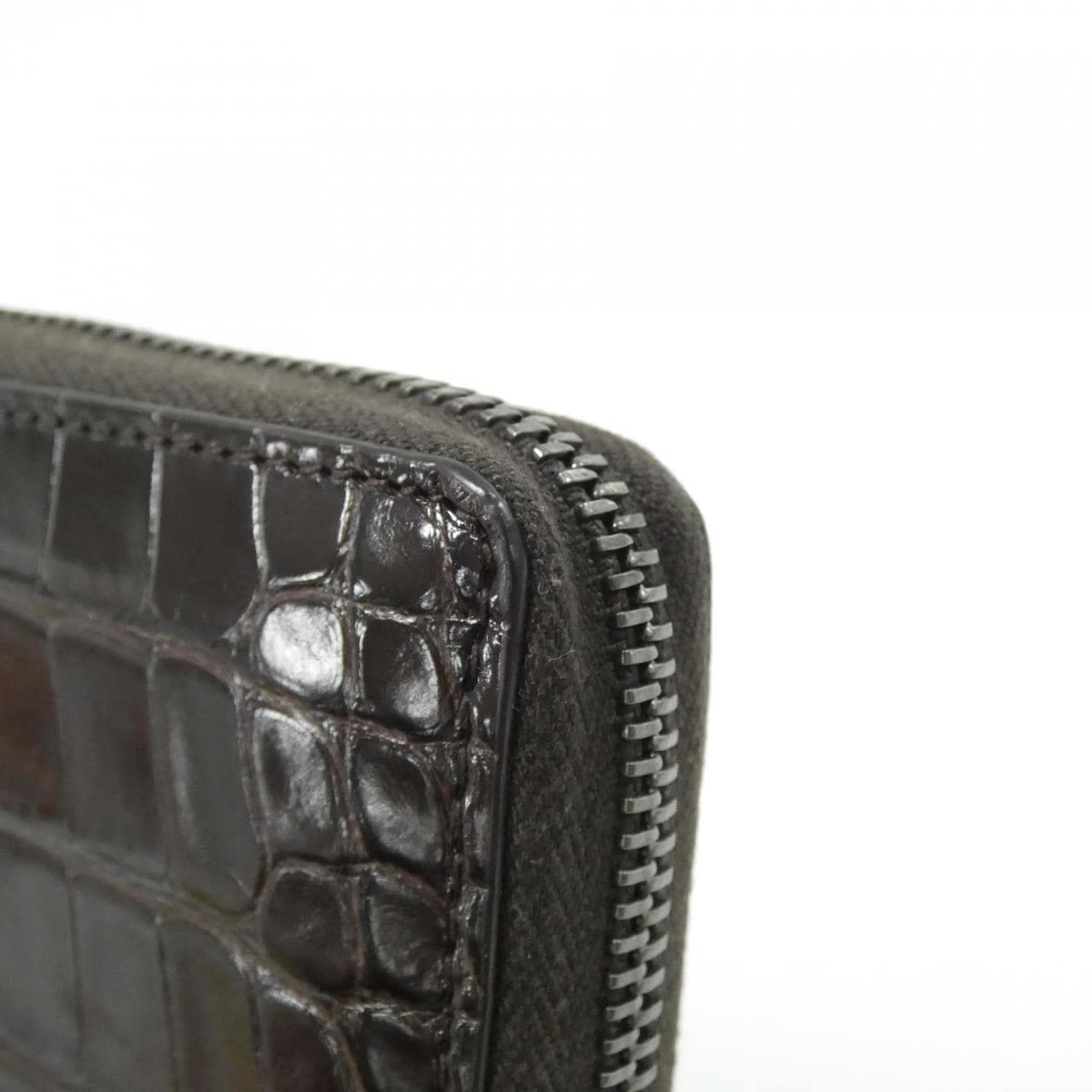 GUCCI 586889 銀包 鱷魚皮