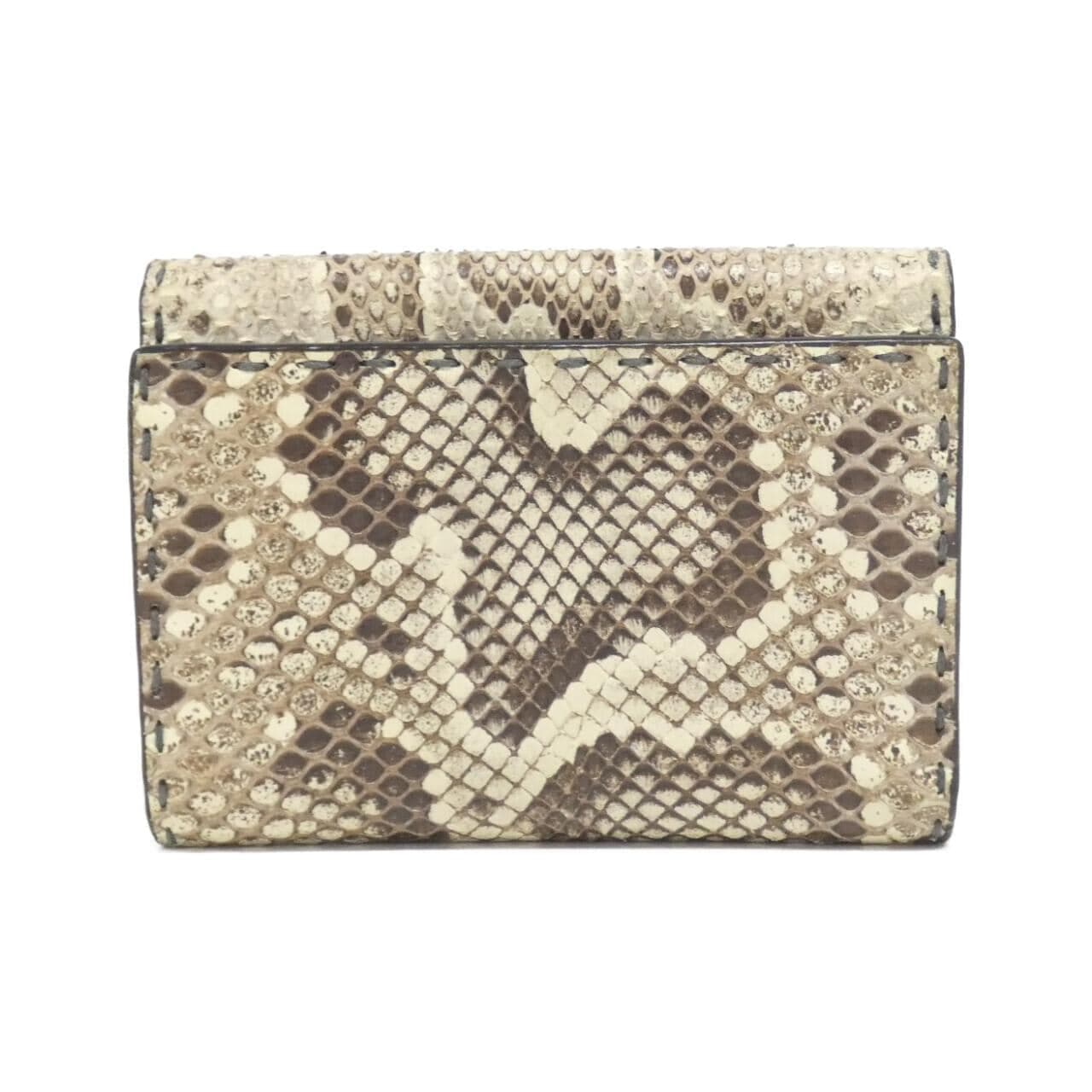 FENDI Peekaboo 8M0359 6DJ 銀包 蟒蛇皮