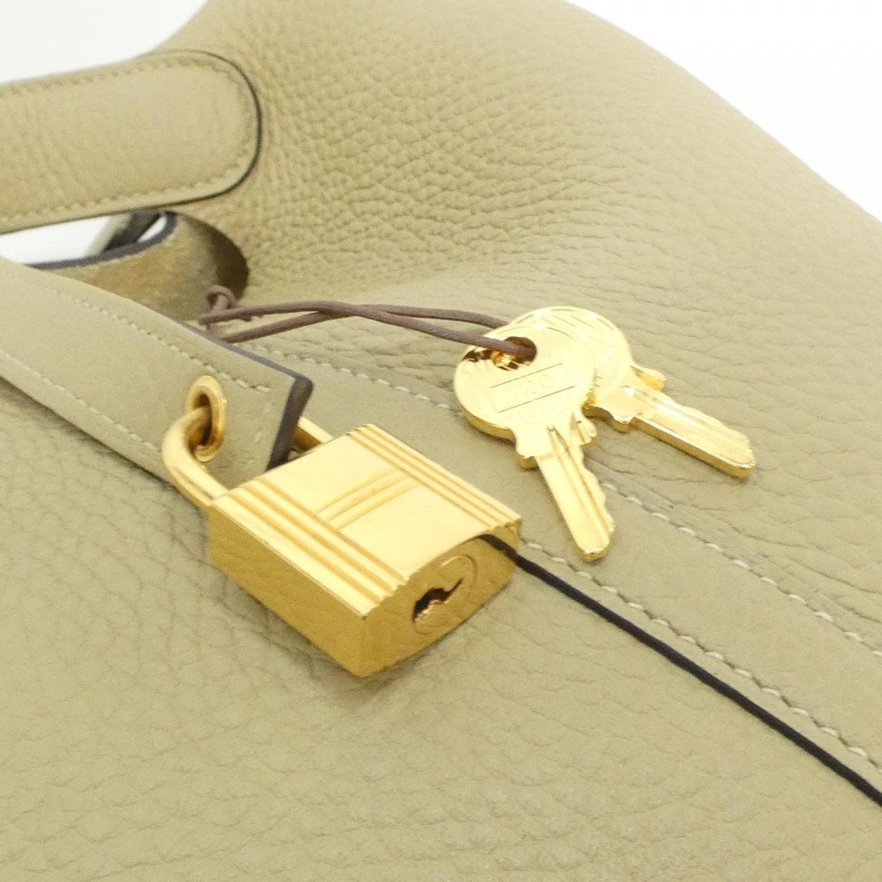 HERMES Picotin 060991CC Handbag Clemence