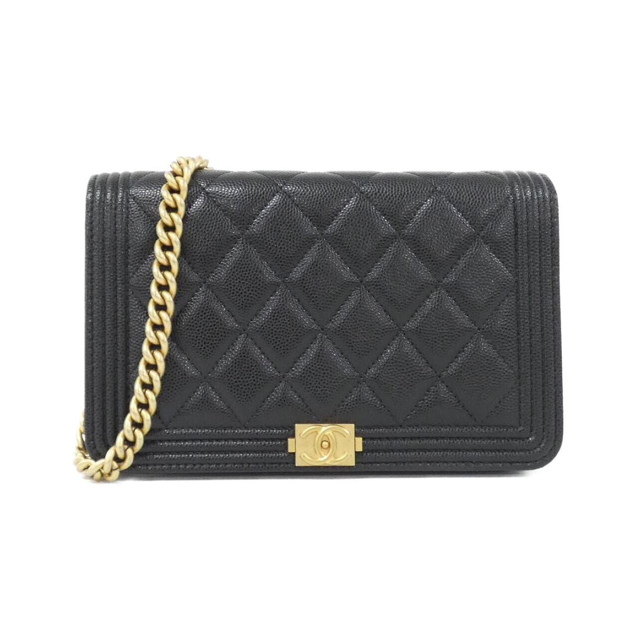CHANEL Boy Chanel AP1117 銀包 荔枝紋牛皮