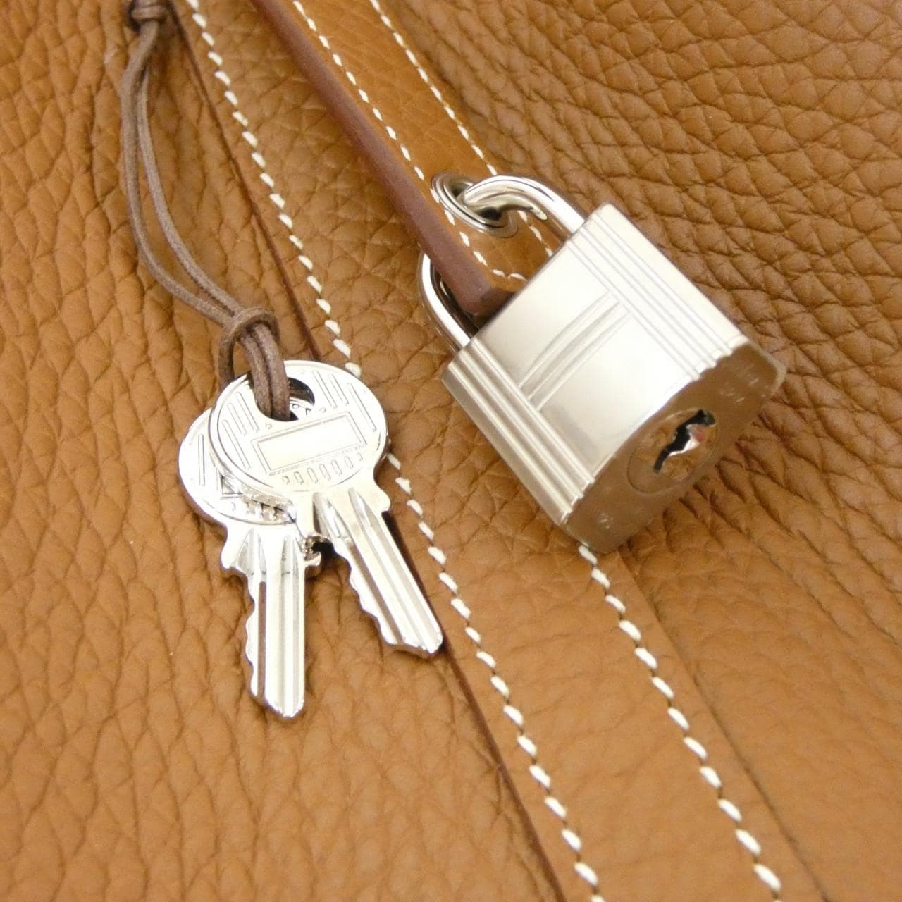 HERMES Picotin 056289CK Handbag Clemence