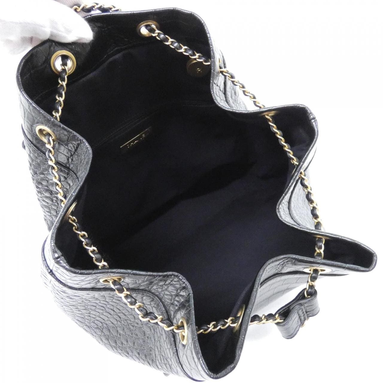 CHANEL AS0800 背包 鱷魚皮