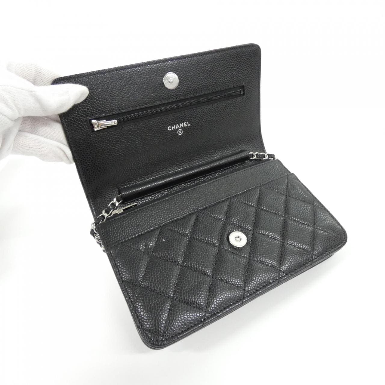CHANEL Timeless Classic AP0250 Wallet Grained Calfskin