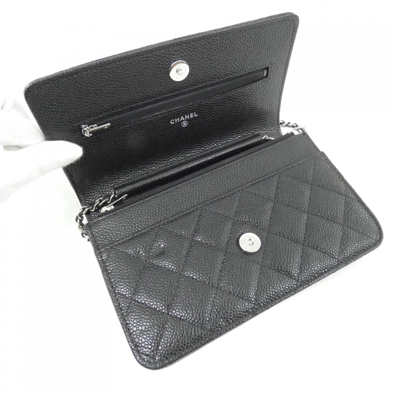 CHANEL Timeless Classic AP0250 Wallet Grained Calfskin