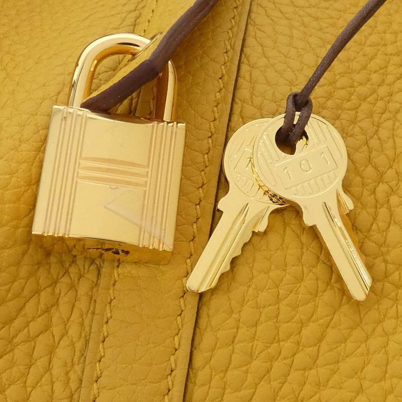 HERMES Picotin 056289CC Handbag Clemence