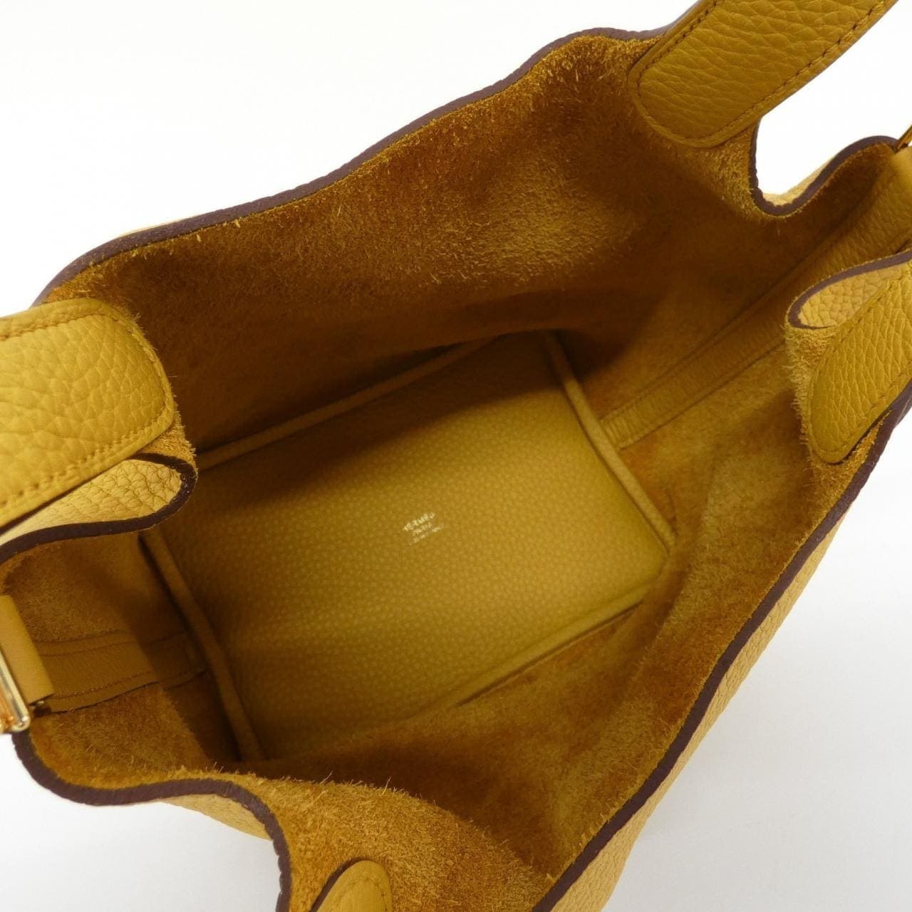 HERMES Picotin 056289CC Handbag Clemence