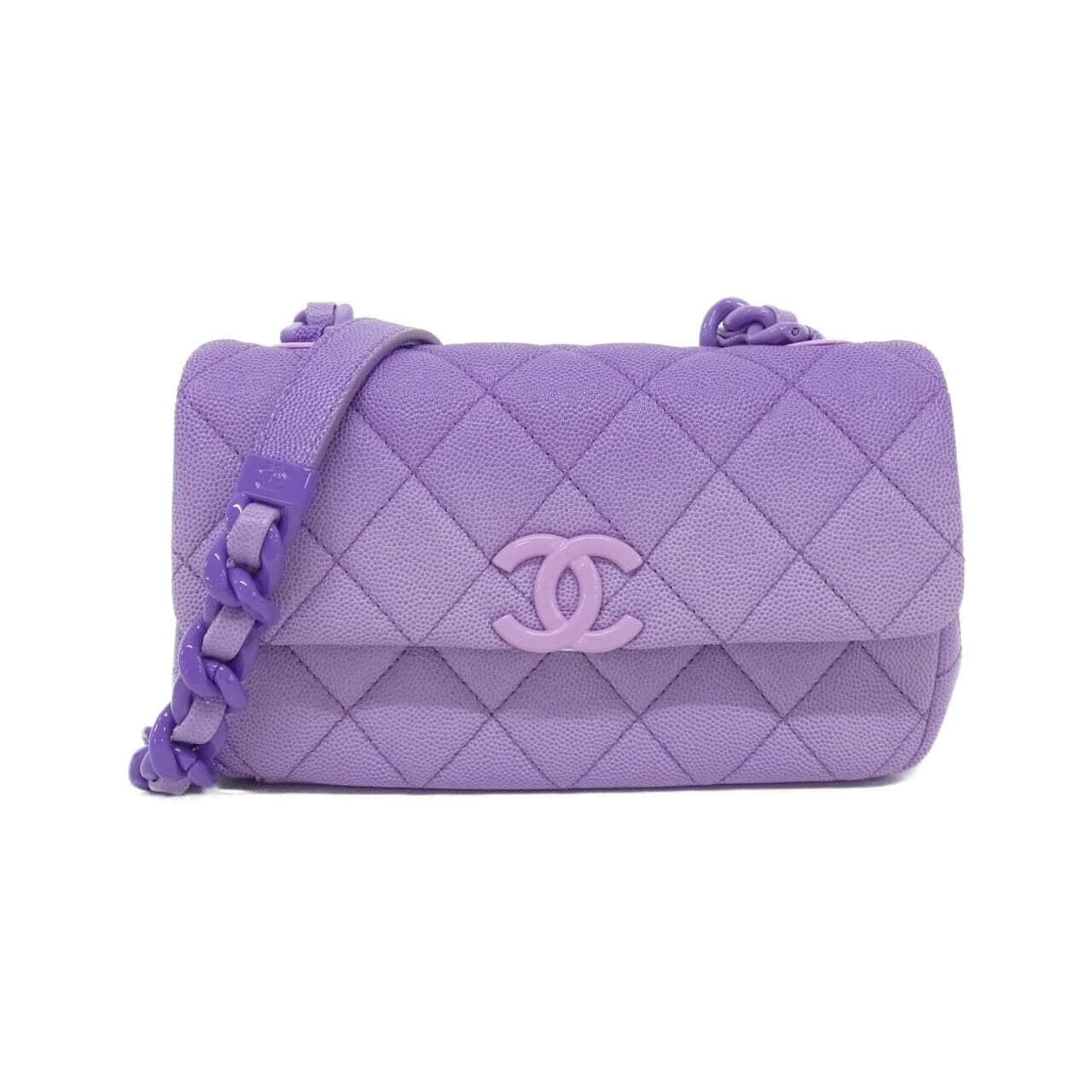 CHANEL AS4598 肩背包 荔枝紋牛皮
