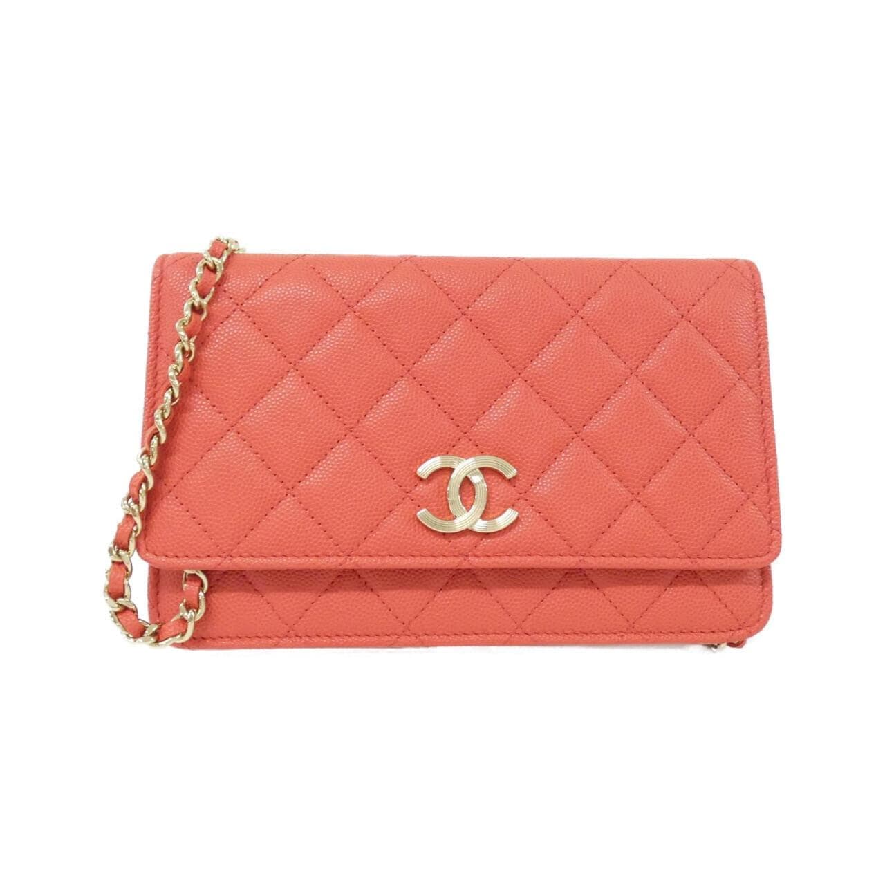 CHANEL Chanel 19 AP3127 銀包 荔枝紋牛皮