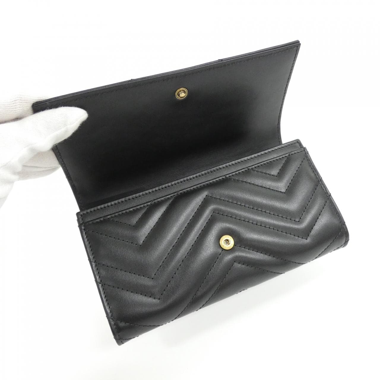 GUCCI Marmont 443436 DTD1T 銀包 皮革