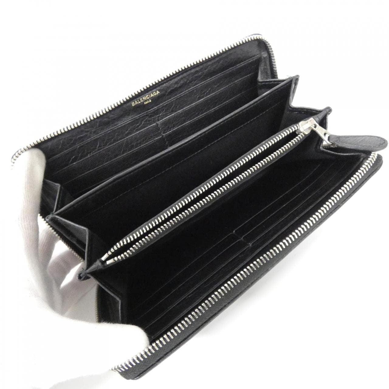 BALENCIAGA 443655 0FE4N Wallet Lambskin