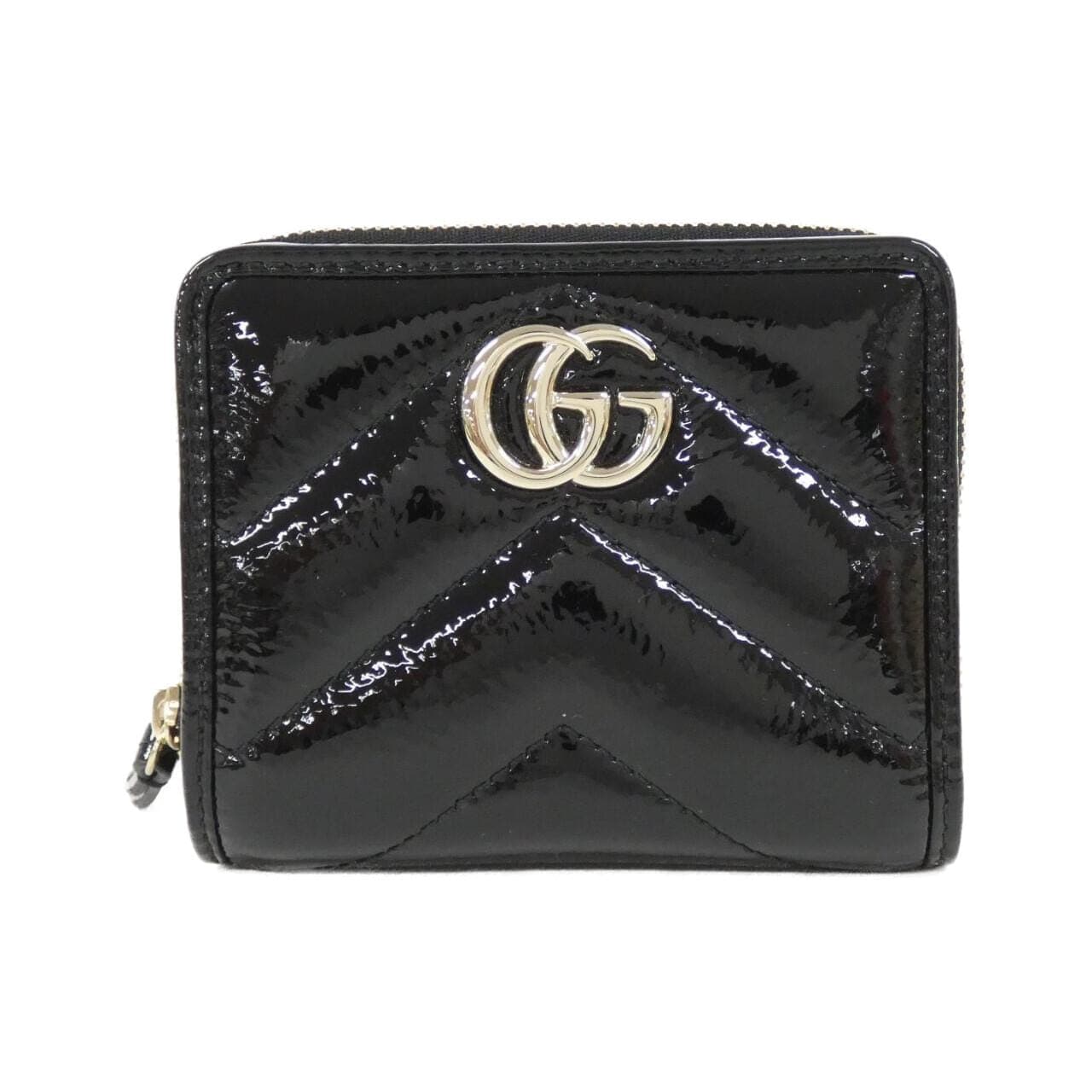 GUCCI 795520 AADQB Wallet Patent Leather