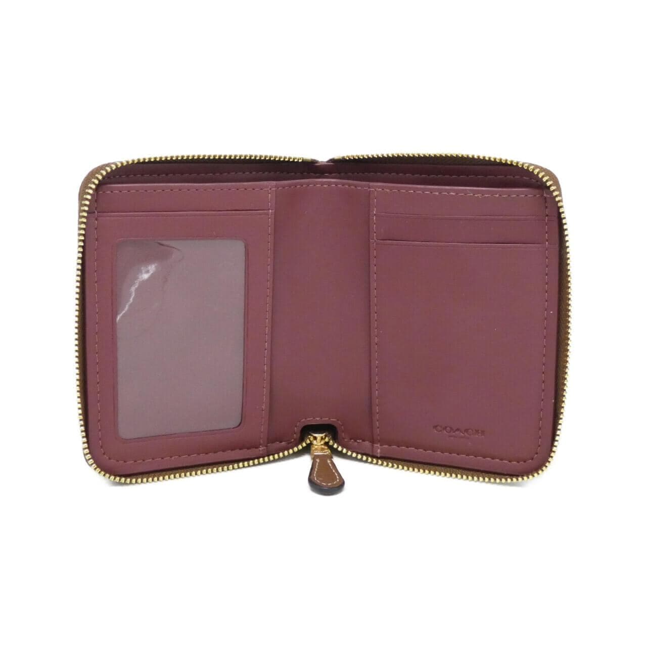 COACH CH389 Coin Case Canvas