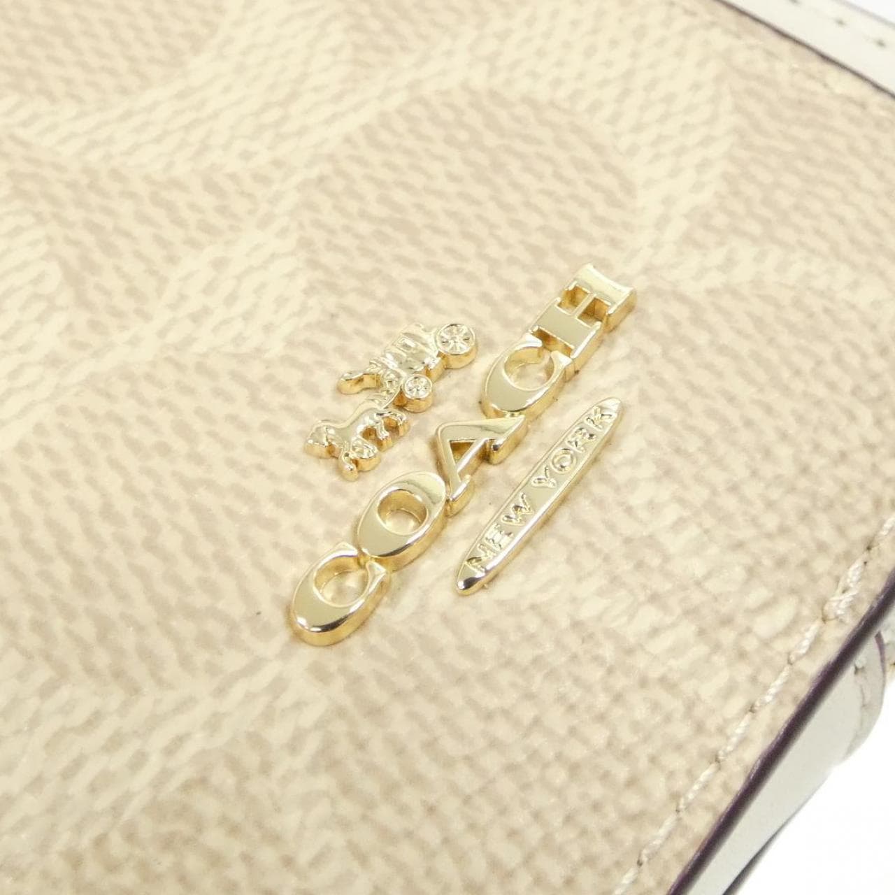COACH CW883 Card Case Canvas