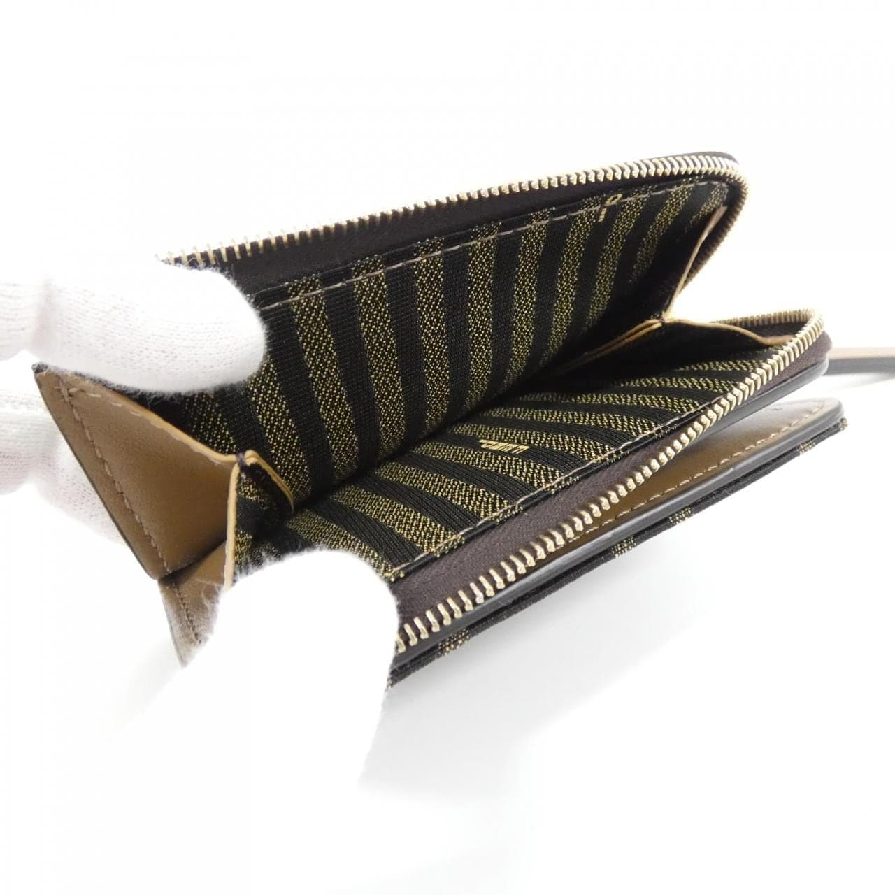 FENDI 8M0519 A98P Wallet Canvas