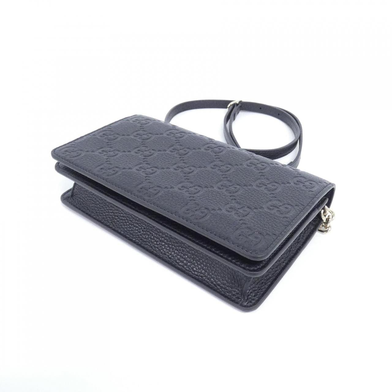 GUCCI 818705 AAEEM Wallet Leather