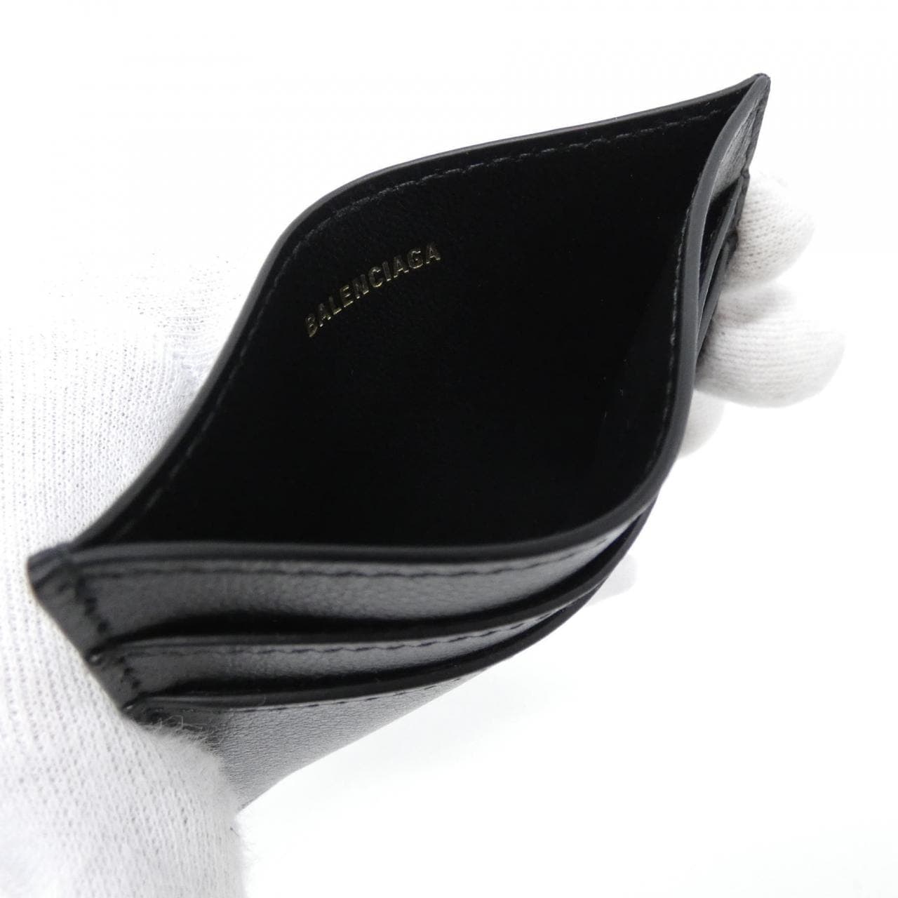 BALENCIAGA 766547 2ABXL Card Case Leather