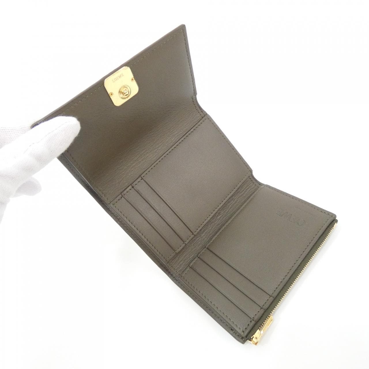 LOEWE C821S33X06 銀包 羊皮