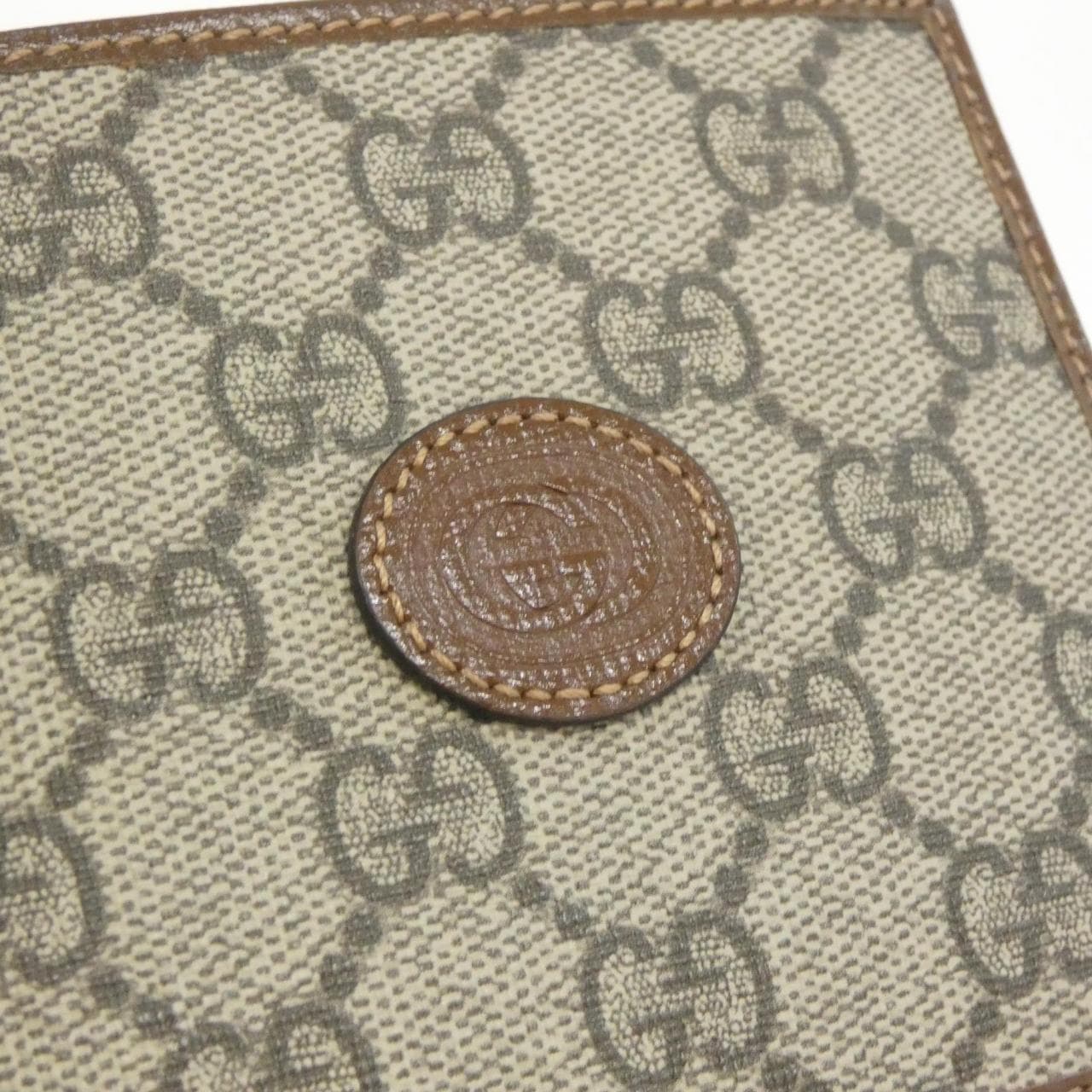 GUCCI 673000 92TCG 銀包 帆布