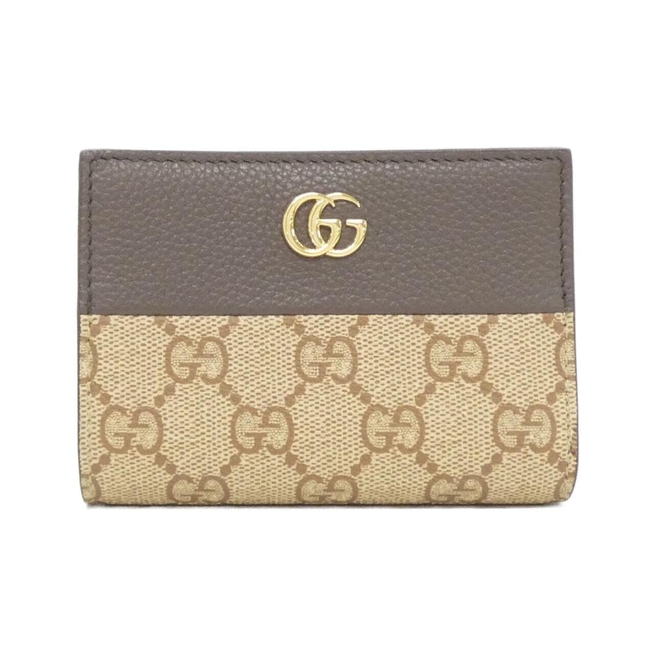 GUCCI 772738 AAGUL 銀包 帆布