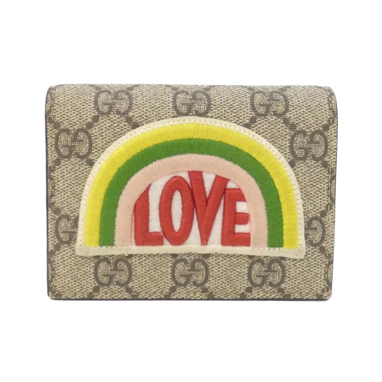 GUCCI 476412 K9G2G 銀包 帆布