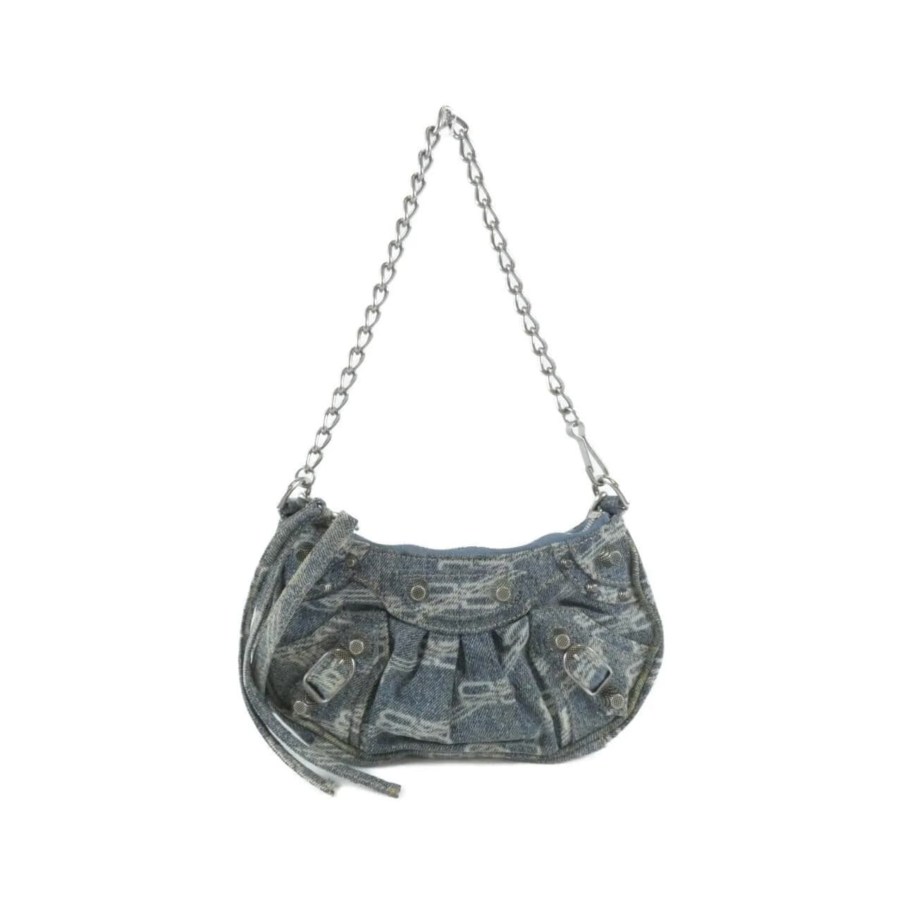 BALENCIAGA Le Cagole 695814 210E3 肩背包 牛仔布