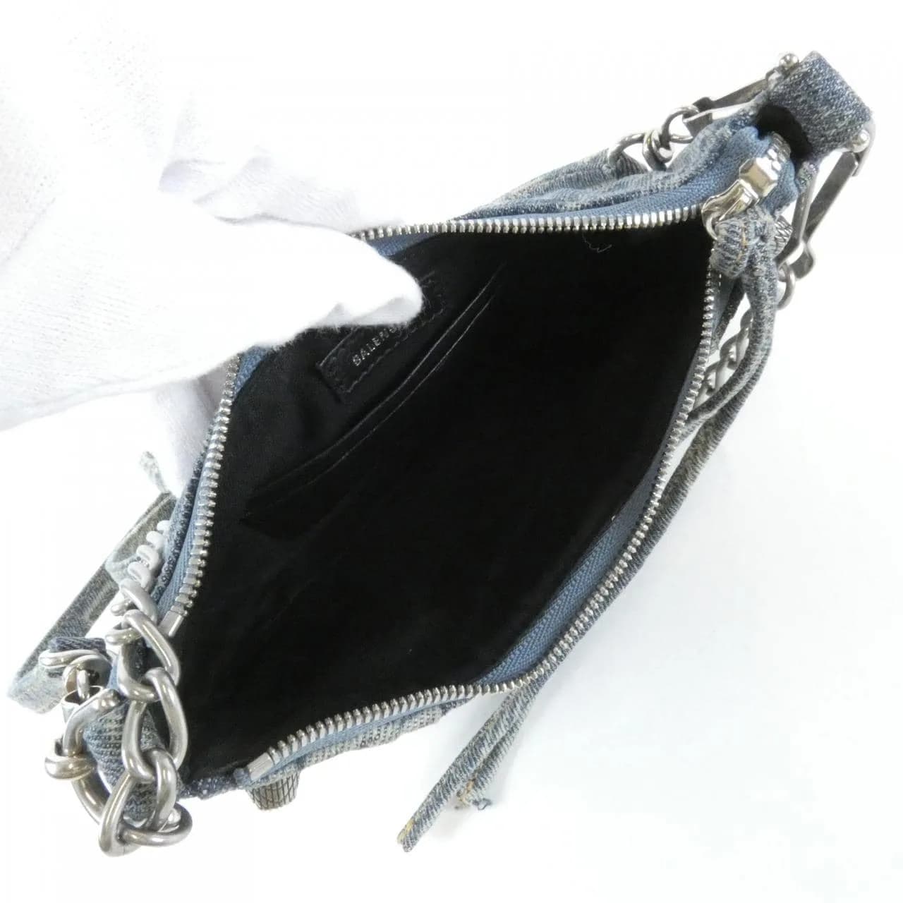 BALENCIAGA Le Cagole 695814 210E3 肩背包 牛仔布