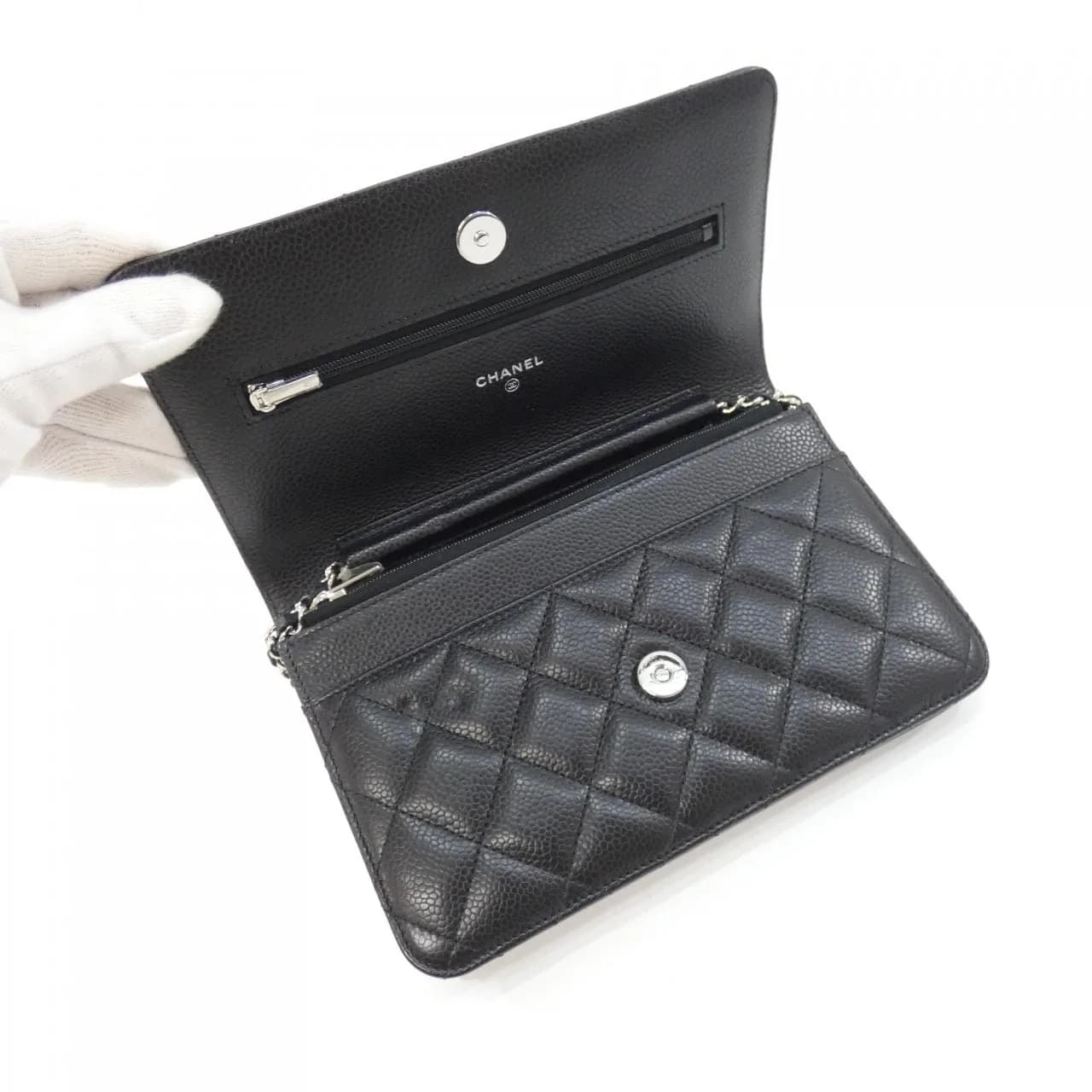 CHANEL Timeless Classic AP0250 Wallet Grained Calfskin