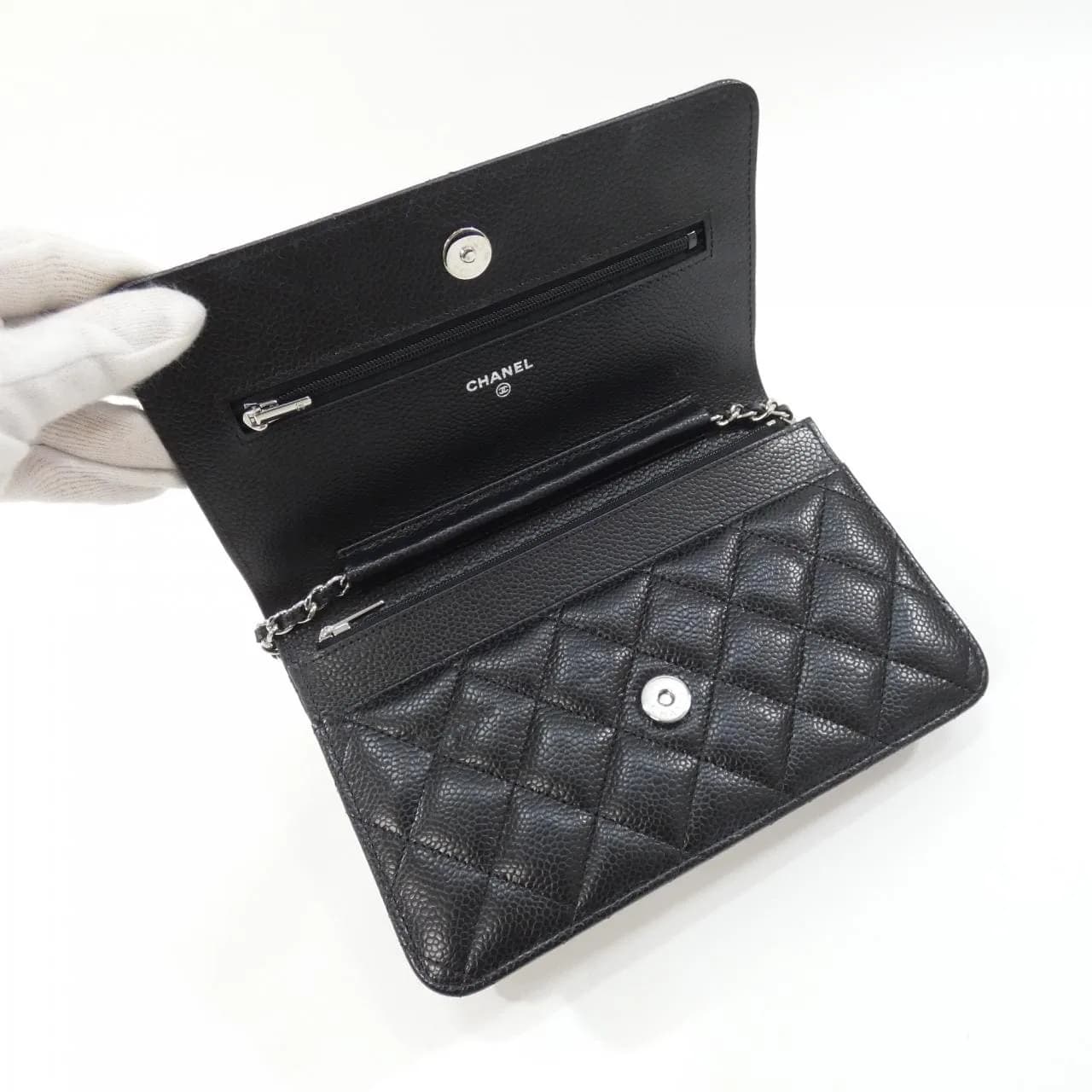 CHANEL Timeless Classic AP0250 Wallet Grained Calfskin