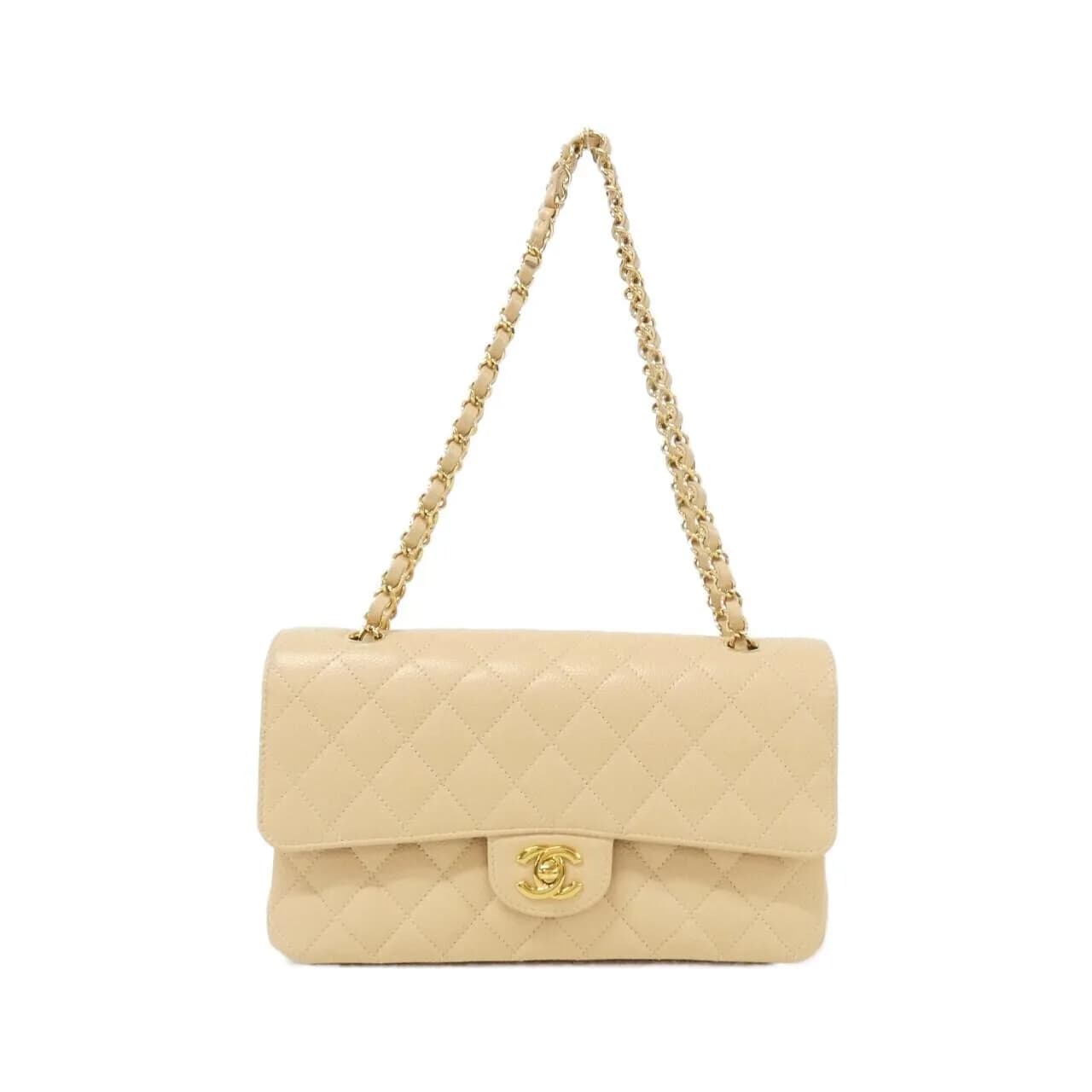 CHANEL Matelasse 1112 Shoulder Grained Calfskin