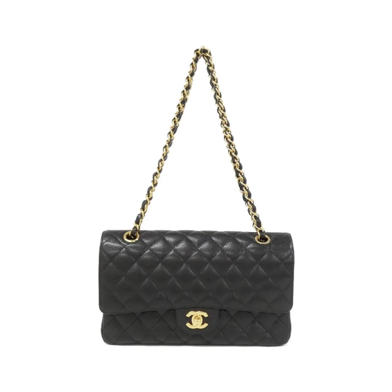CHANEL Matelasse 1112 Shoulder Grained Calfskin
