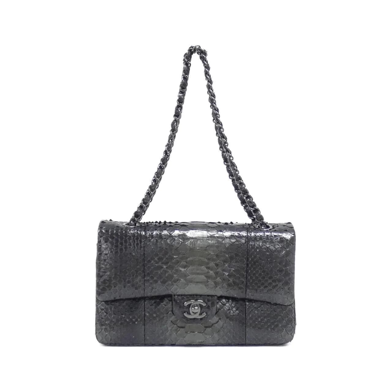 CHANEL Matelasse 1112 肩背包 蟒蛇皮
