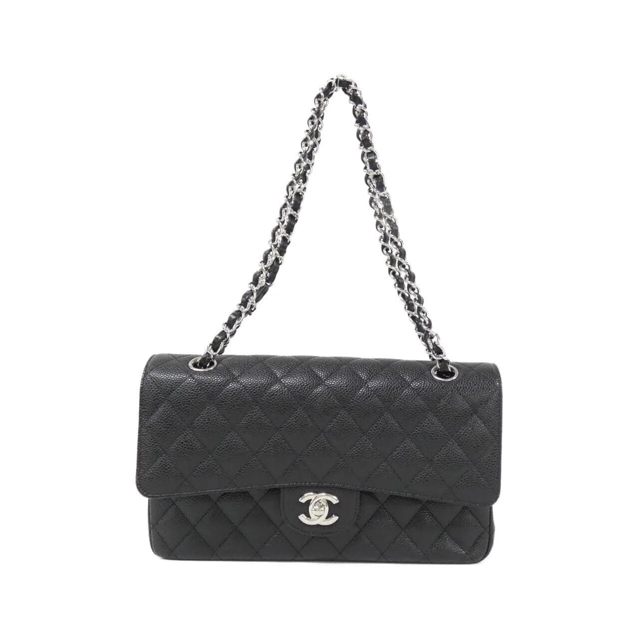 CHANEL Matelasse 1112 Shoulder Grained Calfskin