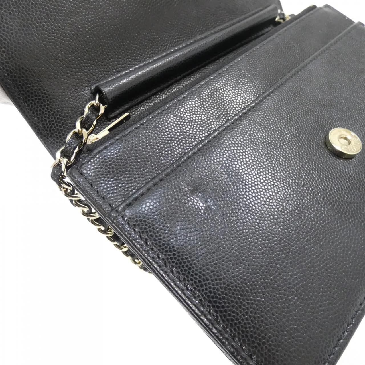 CHANEL AP4653 銀包 荔枝紋牛皮