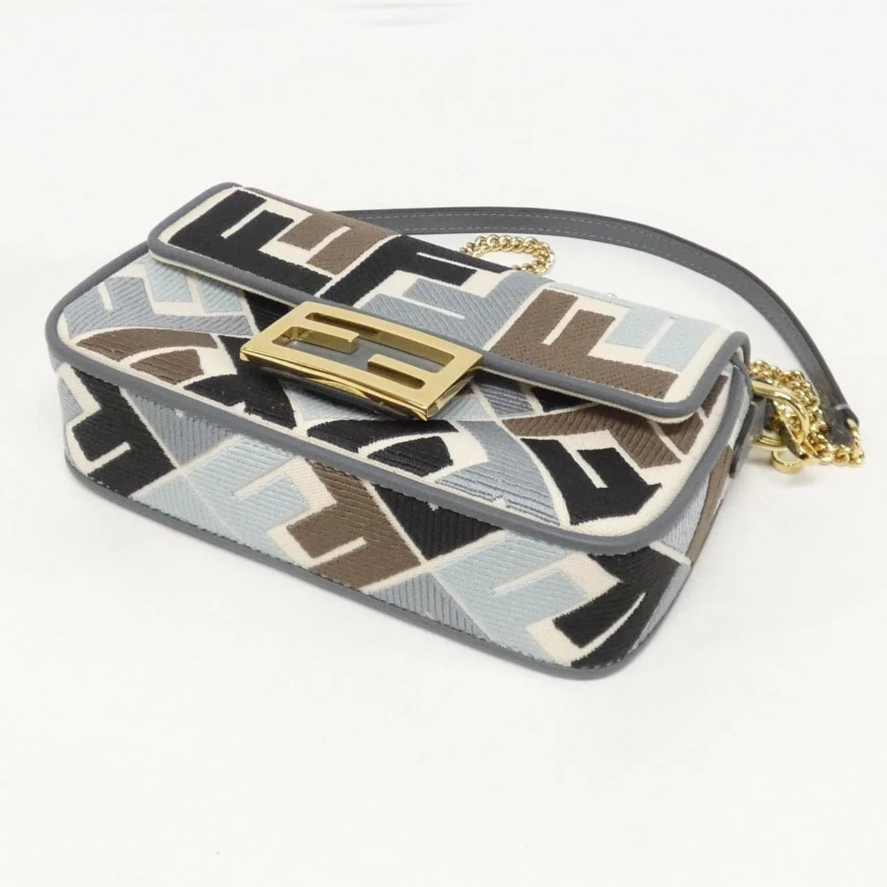 FENDI Baguette 8BS017 ARC2 手提包 帆布