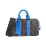 Louis Vuitton Monogram Macassar (LV Color Mania) Key Pouch Bandouliere 25 M12609 Boston Bag