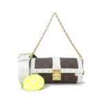 Louis Vuitton Monogram (LV Match) Papillon Trunk M81485 Shoulder Bag