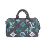 Louis Vuitton Monogram Eclipse (LV Graffiti Veil) Key Cles Bandouliere 25cm M21399 Boston Bag - Image 2