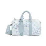 Louis Vuitton Monogram Aqua Garden Key Cles Bandouliere 25cm M22527 Boston Bag