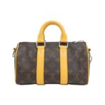 Louis Vuitton Monogram Macassar (LV Color Mania) Key Bell Bandoulière 25cm M12733 Boston Bag - Image 2