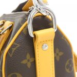 Louis Vuitton Monogram Macassar (LV Color Mania) Key Bell Bandoulière 25cm M12733 Boston Bag - Image 4