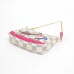Louis Vuitton Damier Azur (Illustre) Mini Pochette Accessoires N62200 Accessory Pouch - Image 3