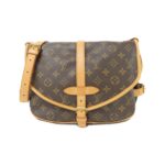 Louis Vuitton Monogram Saumur 30cm M42256 Shoulder Bag