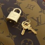 Louis Vuitton Monogram Stripe (LV Squared) Key Bell Bandoulière 2022SS 50cm M45967 Boston Bag - Image 4