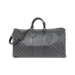Louis Vuitton Monogram Eclipse Key Pouch Bandoulière 55cm M40605 Boston Bag