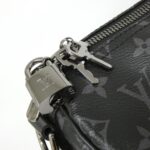 Louis Vuitton Monogram Eclipse Key Pouch Bandoulière 55cm M40605 Boston Bag - Image 4