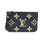 Louis Vuitton Bicolor Monogram Empreinte Pochette Double Zip M80787 Shoulder Bag