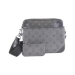 Louis Vuitton Monogram Eclipse Reverse Trio Messenger M69443 Shoulder Bag
