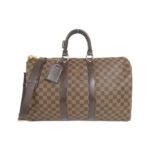 Louis Vuitton Damier Key Cles Bandouliere 45cm N41428 Boston Bag