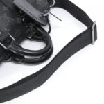 Louis Vuitton Monogram Eclipse Reverse Key Cles Bandouliere 25cm M46271 Boston Bag - Image 4