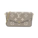 Louis Vuitton Bicolor Monogram Empreinte Pochette Félicie M69977 Shoulder Bag